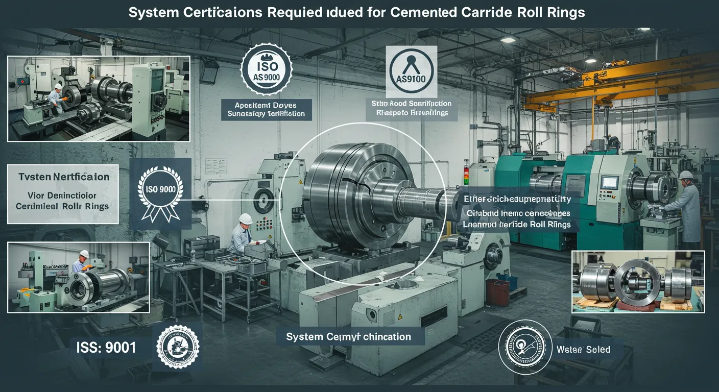 Quelles sont les certifications système requises pour les anneaux de rouleau en carbure cimentés?